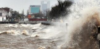 Alerta por crecidas en el Río de la Plata