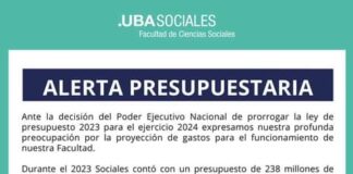 UBA: Resolución del Consejo Superior sobre la situación presupuestaria